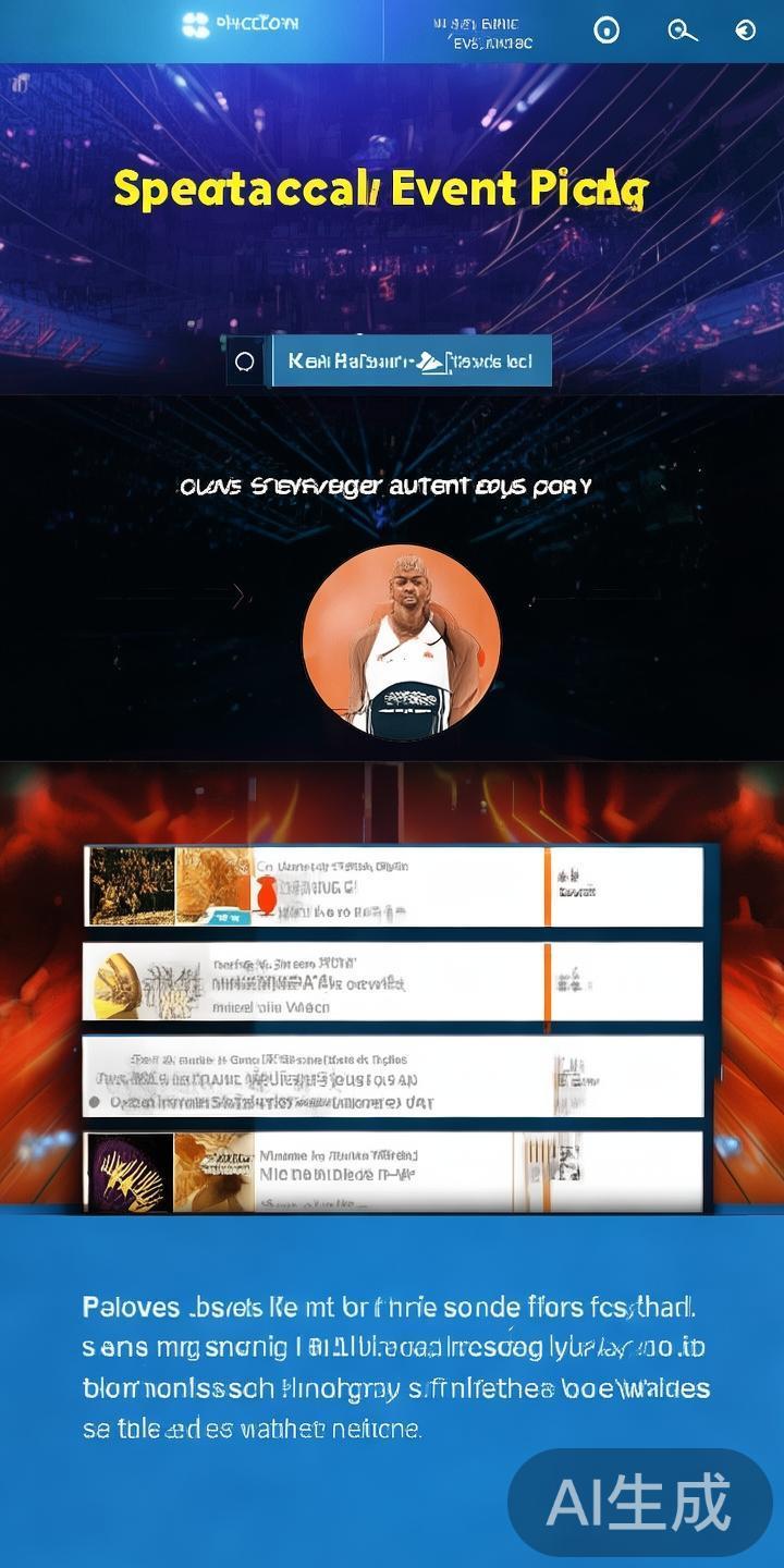 精彩赛事推荐提高用户参与度
平台会根据用户的偏好